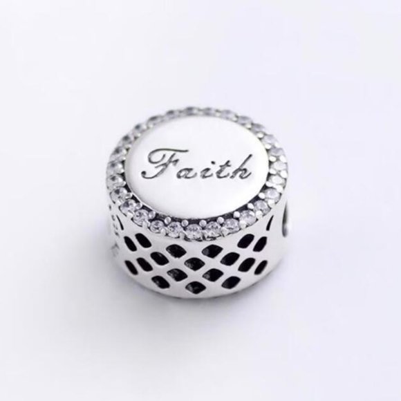 Pandora Faith Cross Charm - Picture 3 of 5